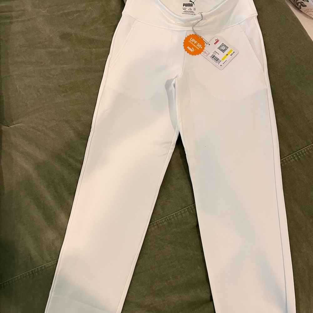 PUMA Kids White Leggings